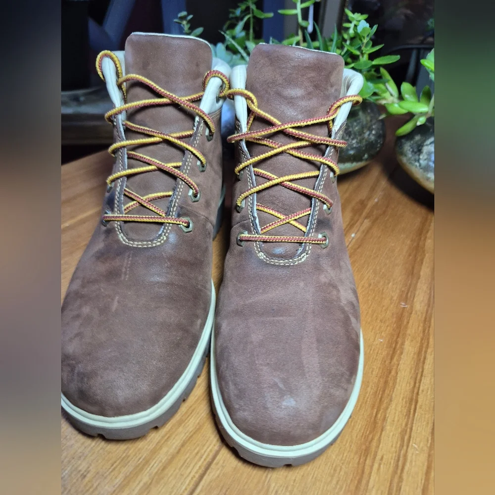Timberland Dark Brown Suede Boots - Womens Size 9 - Picture 3 of 8